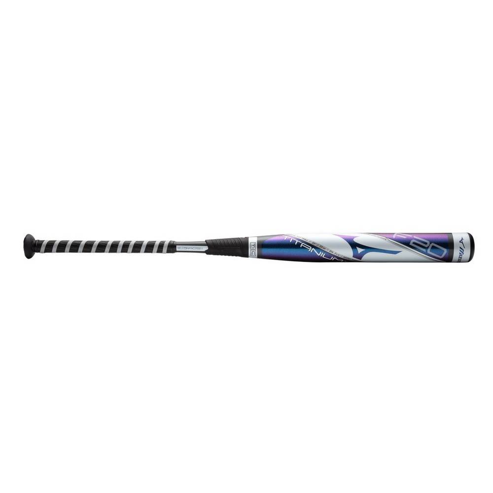 Bate De Softball Mizuno F20-TITANIUM - Fastpitch (-10) Mujer Blancas Outlet YBVN-60327